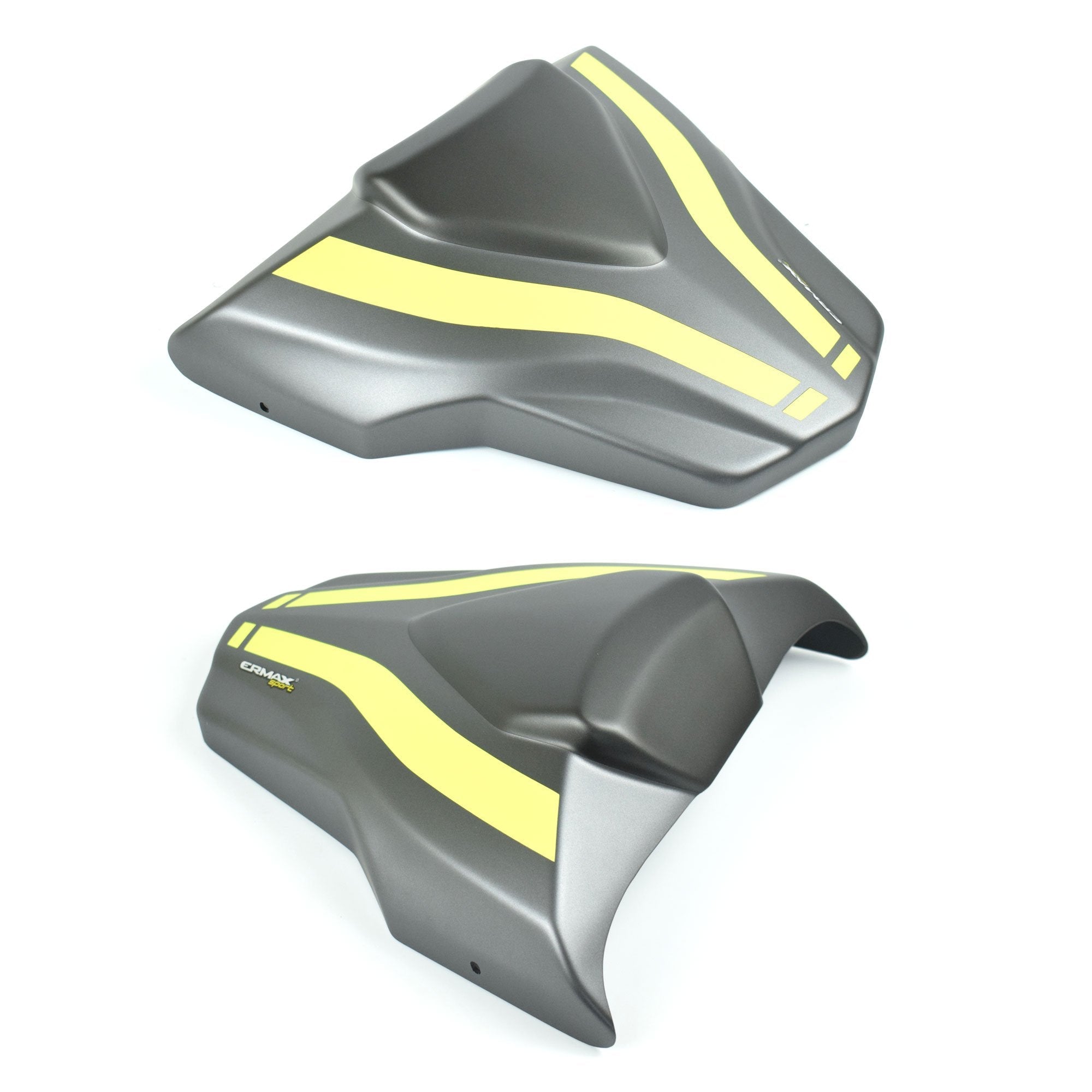 Ermax Seat Cowl | Matte Metallic Grey/Fluo Yellow | Yamaha MT-09 2018>2020 -  Shop name