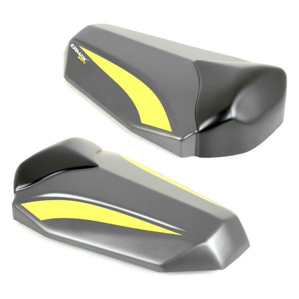 Ermax Seat Cowl | Matte Metallic Grey/Gloss Yellow (Matte Night Fluo Grey/Fluo Yellow) | Yamaha MT-07 2018>2020 -  Shop name