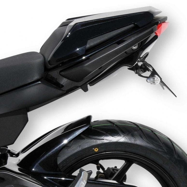 Ermax Seat Cowl | Metallic Black Grey Flake (Metallic Spark Black) | Kawasaki ER-6F 2012>2016-E850367082-Seat Cowls-Pyramid Motorcycle Accessories