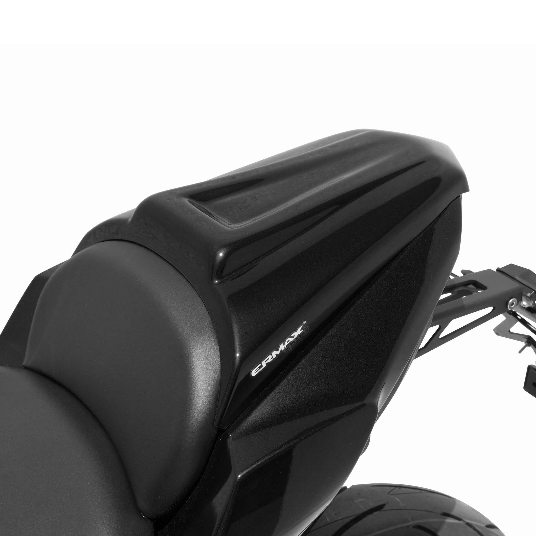 Ermax Seat Cowl | Metallic Black (Metallic Spark Black) | Kawasaki Ninja 650 2017>2019-E8503S65-67-Seat Cowls-Pyramid Motorcycle Accessories