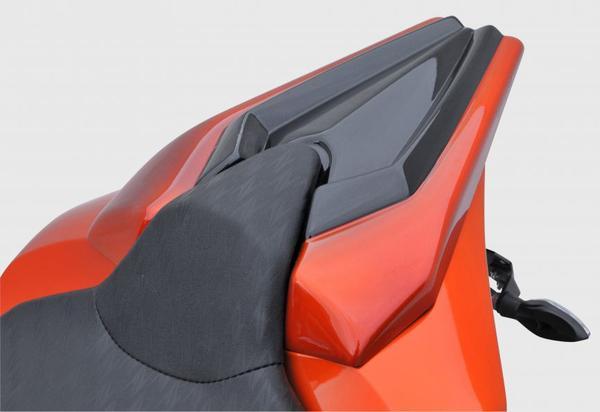 Ermax Seat Cowl | Metallic Carbon Grey [51a]/Candy Burnt Orange [17l] | Kawasaki Z 1000 2014>Current -  Shop name