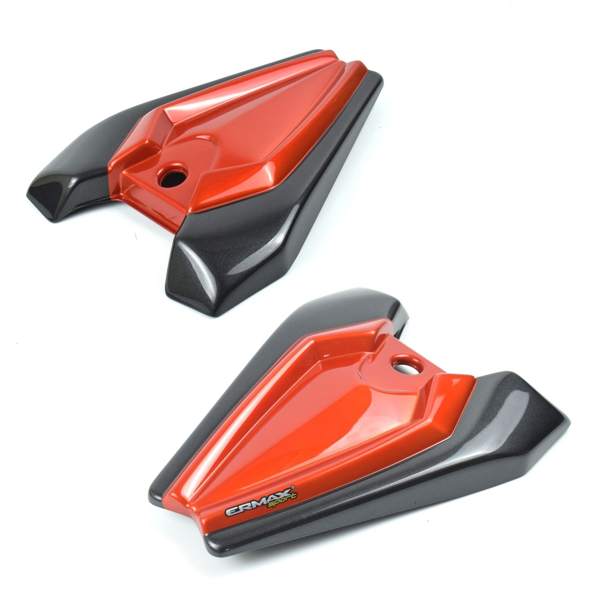 Ermax Seat Cowl | Metallic Carbon Grey [51a]/Candy Burnt Orange [17l] | Kawasaki Z 1000 2014>Current -  Shop name