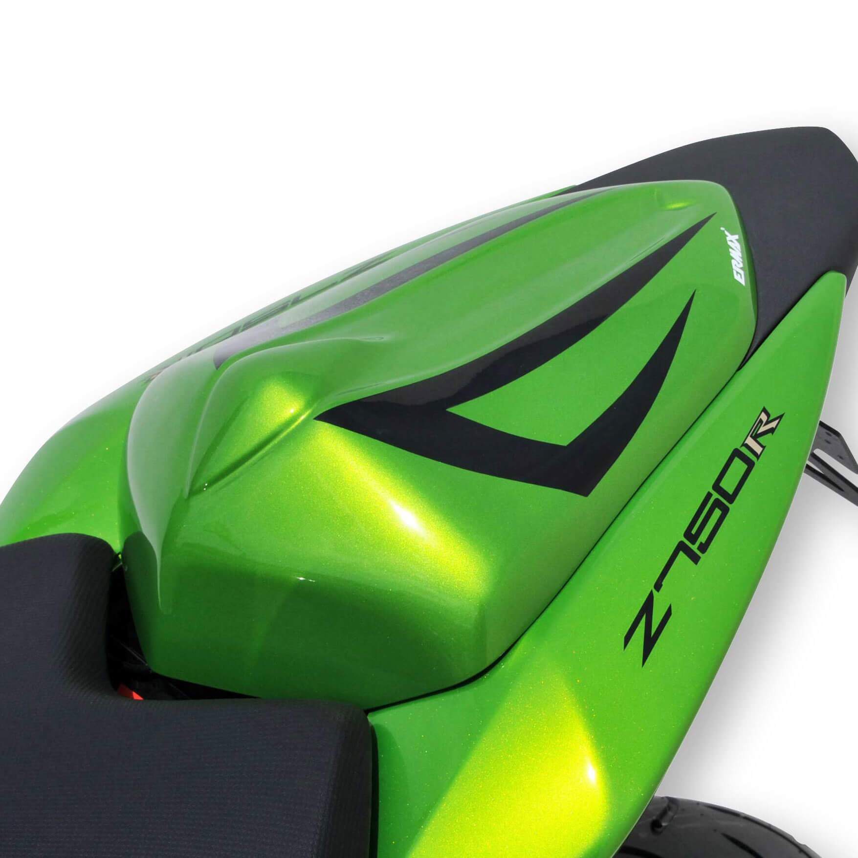 Ermax Seat Cowl | Metallic Green/Metallic Black (Candy Lime Green/Black Spark) | Kawasaki Z 750 R 2012>2012-E850348080-Seat Cowls-Pyramid Motorcycle Accessories