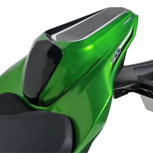 Ermax Seat Cowl | Metallic Green/Metallic Black (Candy Lime Green/Spark Black) | Kawasaki Z 900 2017>2018 -  Shop name