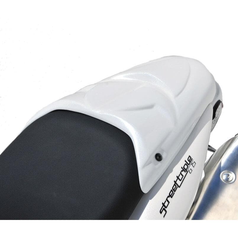 Ermax Seat Cowl | Metallic White (Crystal White) | Triumph Street Triple 675 R 2012>2012 -  Shop name