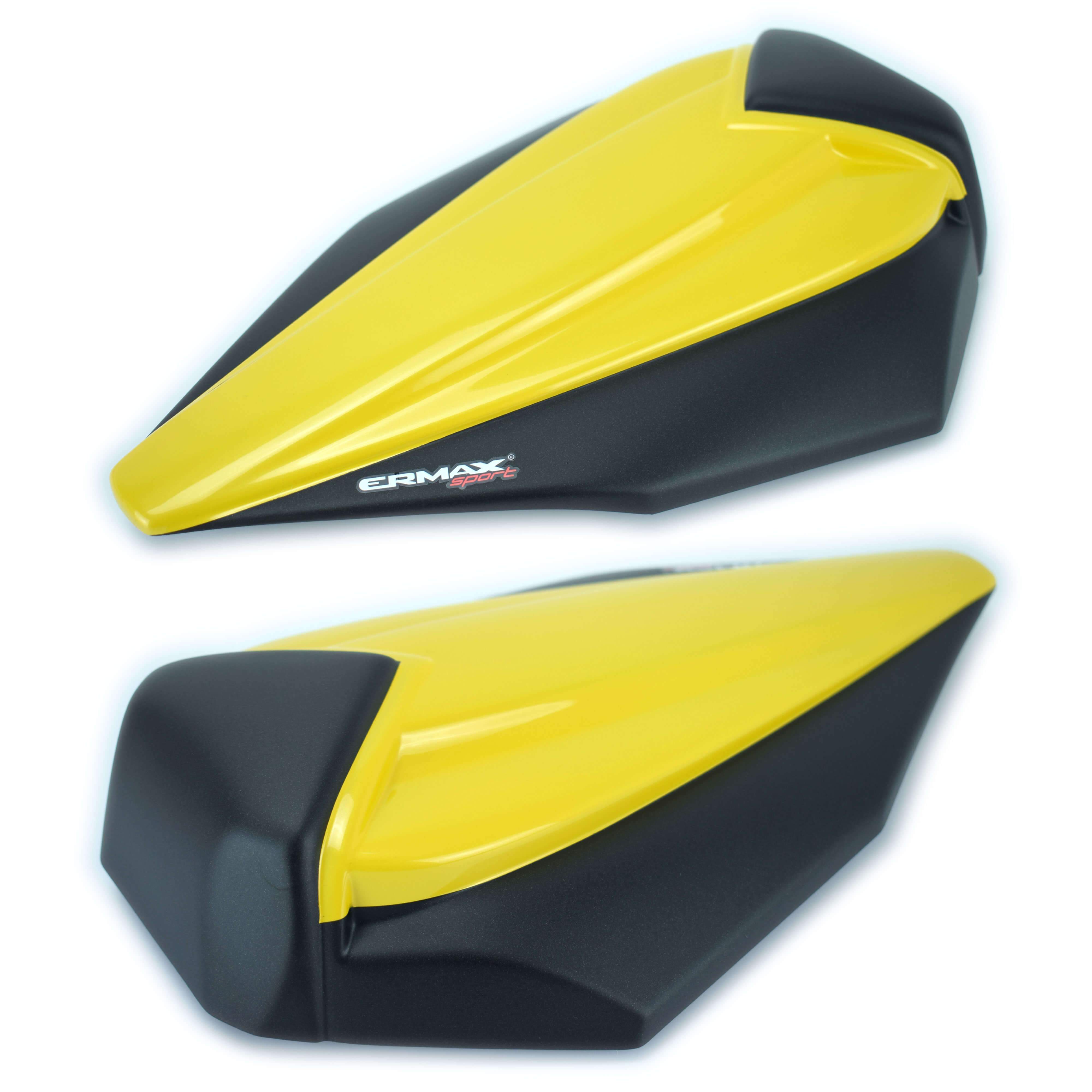 Ermax Seat Cowl | Metallic Yellow/Matte Black (Extreme Yellow) | Yamaha MT-07 2015>2015-E850281121-Seat Cowls-Pyramid Motorcycle Accessories