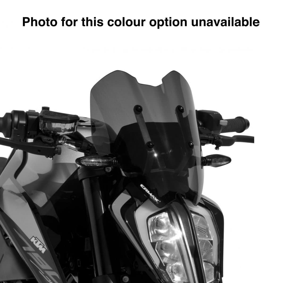 Ermax Sport Screen | Black | KTM 790 Duke 2018>Current-E0354K06-56-Screens-Pyramid Motorcycle Accessories