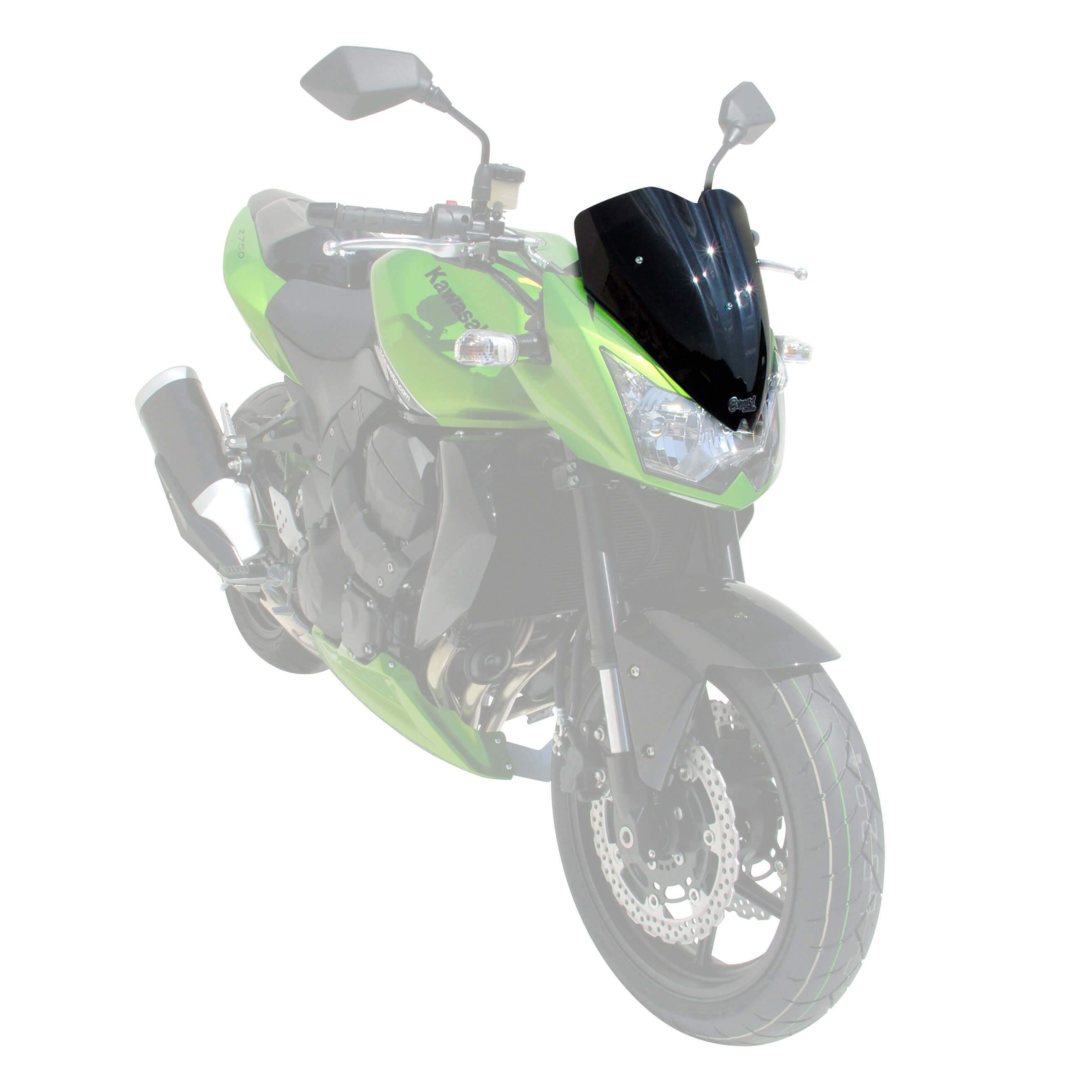 Ermax Sport Screen | Black | Kawasaki Z 750 2007>2012-E060356060-Screens-Pyramid Motorcycle Accessories