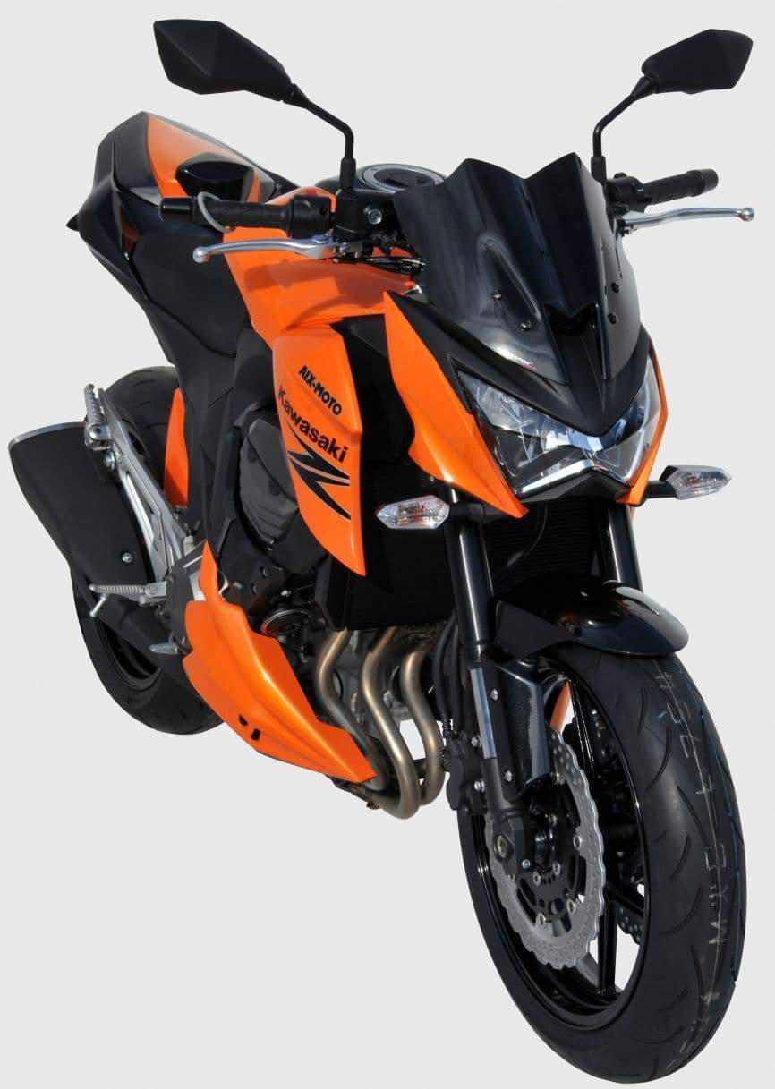 Ermax Sport Screen | Black | Kawasaki Z 800 2013>2016-E030356084-Screens-Pyramid Motorcycle Accessories