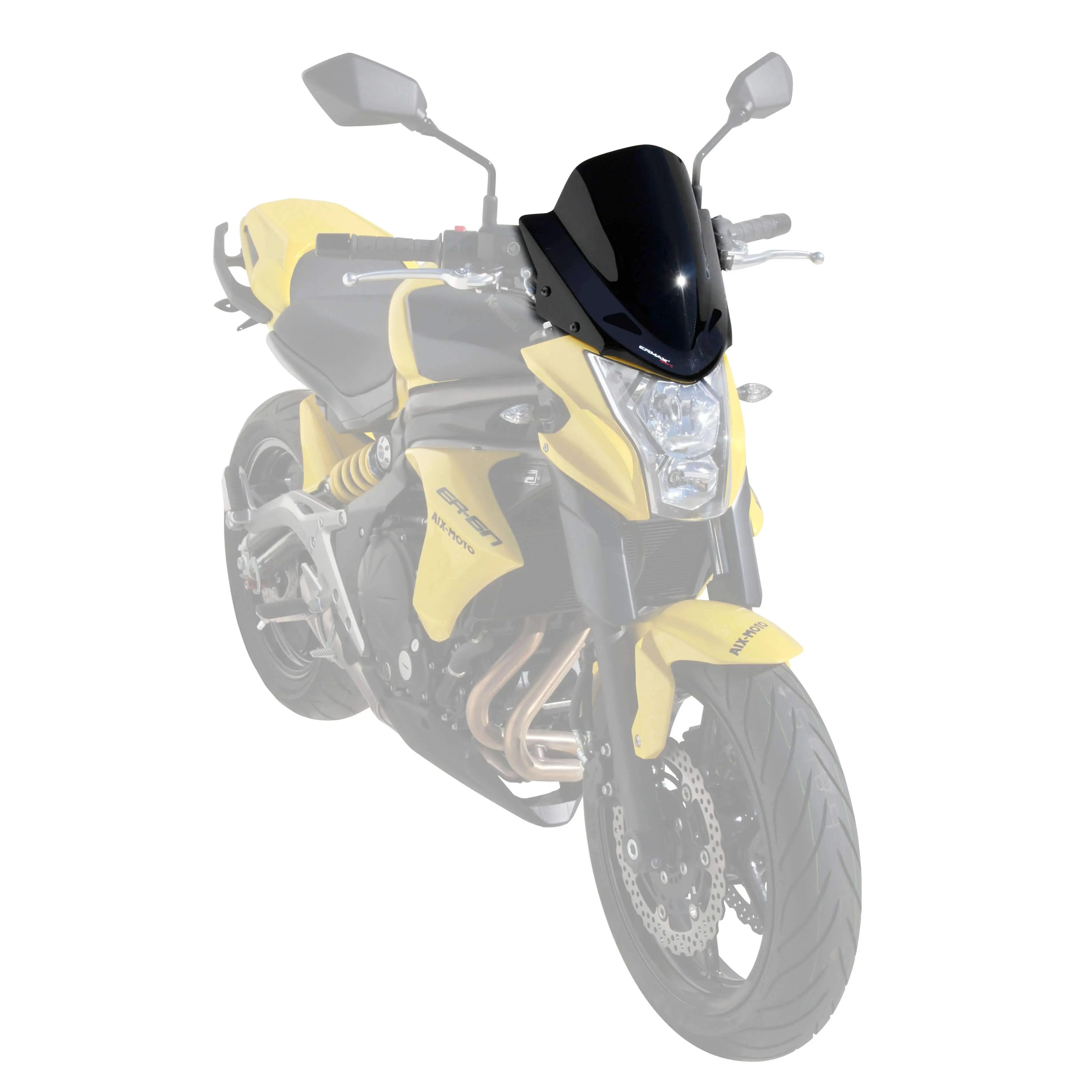 Ermax Sport Screen | Black (Opaque) | Kawasaki ER-6N 2012>2016 -  Shop name