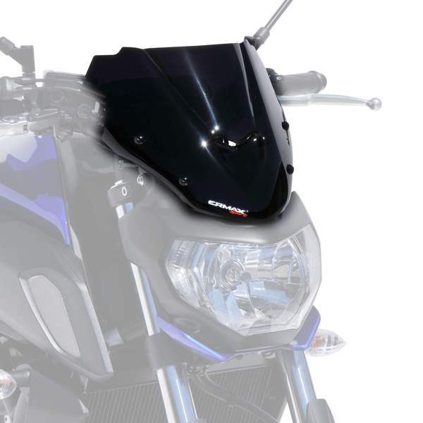 Ermax Sport Screen | Black (Opaque) | Yamaha MT-07 2018>2020 -  Shop name