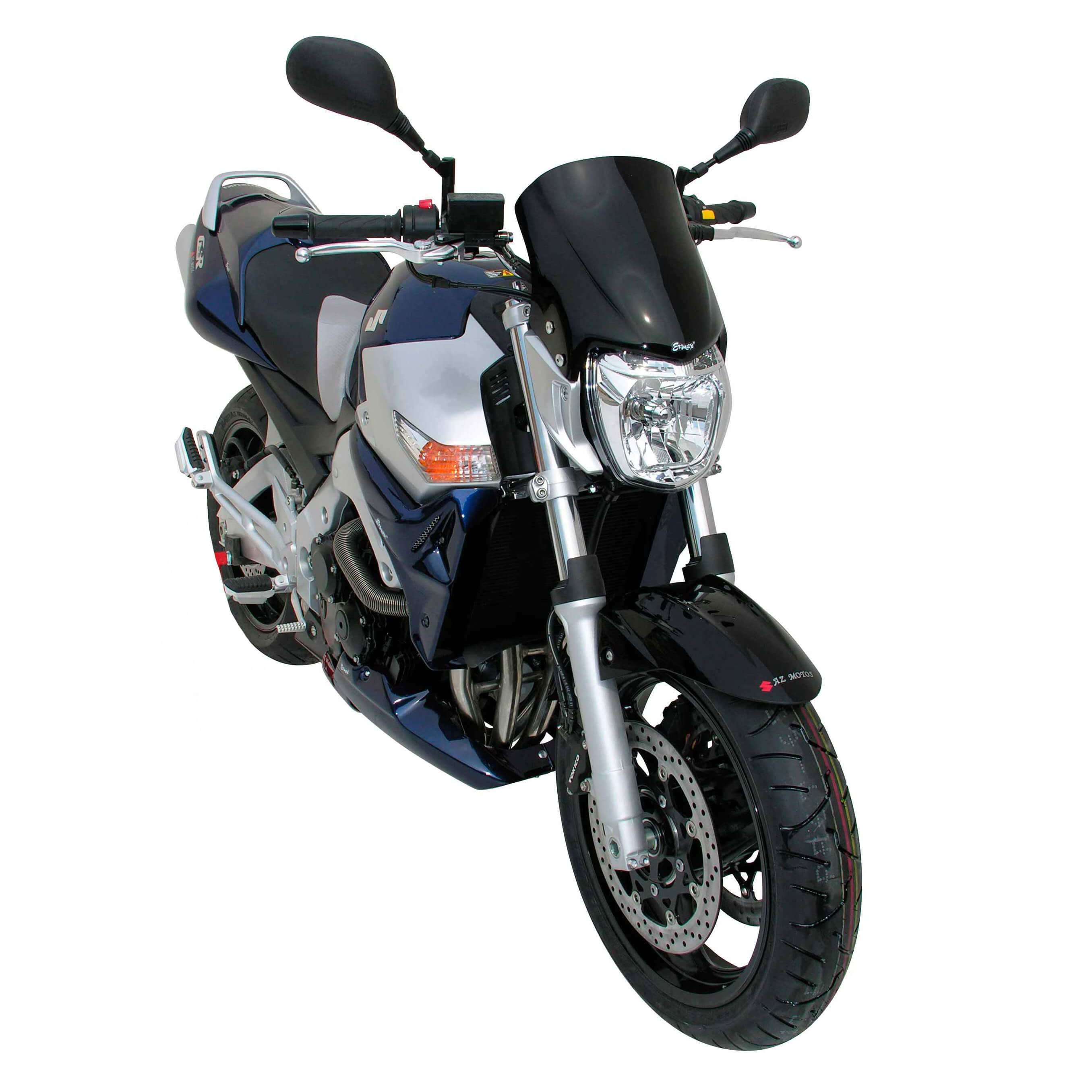 Ermax Sport Screen | Black | Suzuki GSR 600 2006>2007-E060456080-Screens-Pyramid Motorcycle Accessories