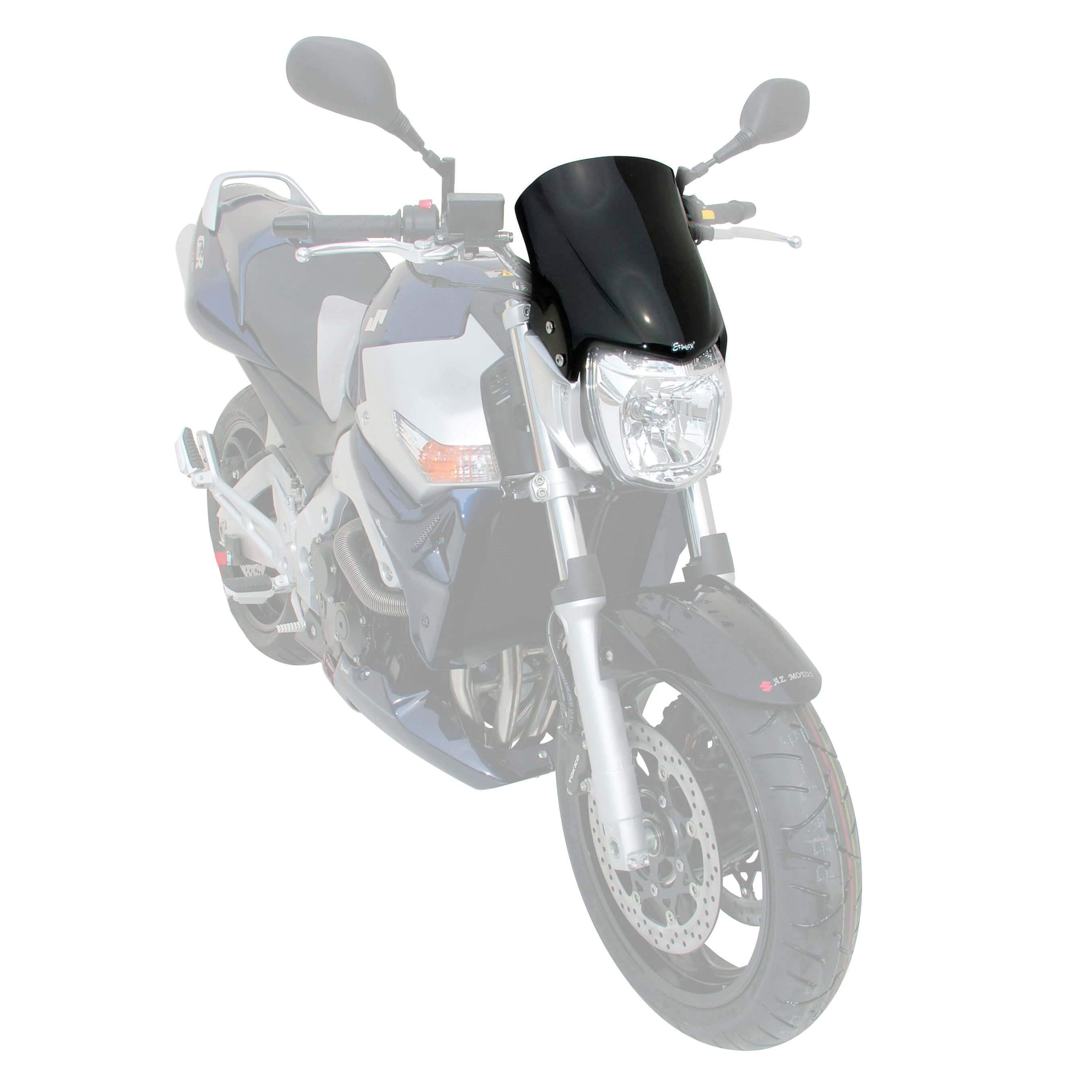Ermax Sport Screen | Black | Suzuki GSR 600 2006>2007-E060456080-Screens-Pyramid Motorcycle Accessories