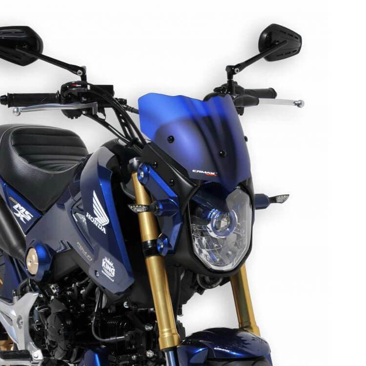 Ermax Sport Screen | Blue | Honda MSX 125 2013>2016-Screens-Pyramid Motorcycle Accessories