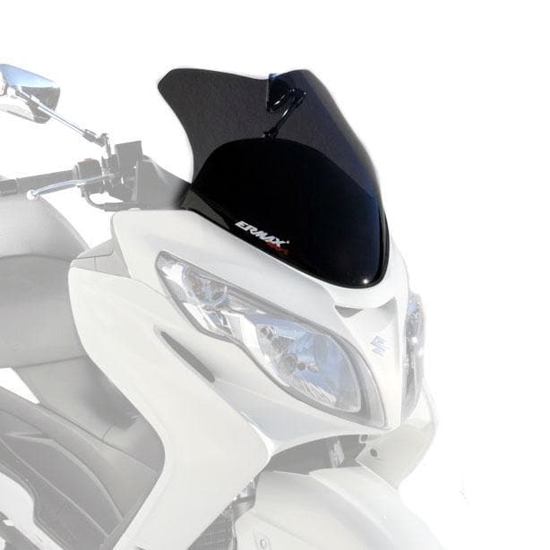 Ermax Sport Screen | Clear | Suzuki Burgman 400 2006>2016-Screens-Pyramid Motorcycle Accessories