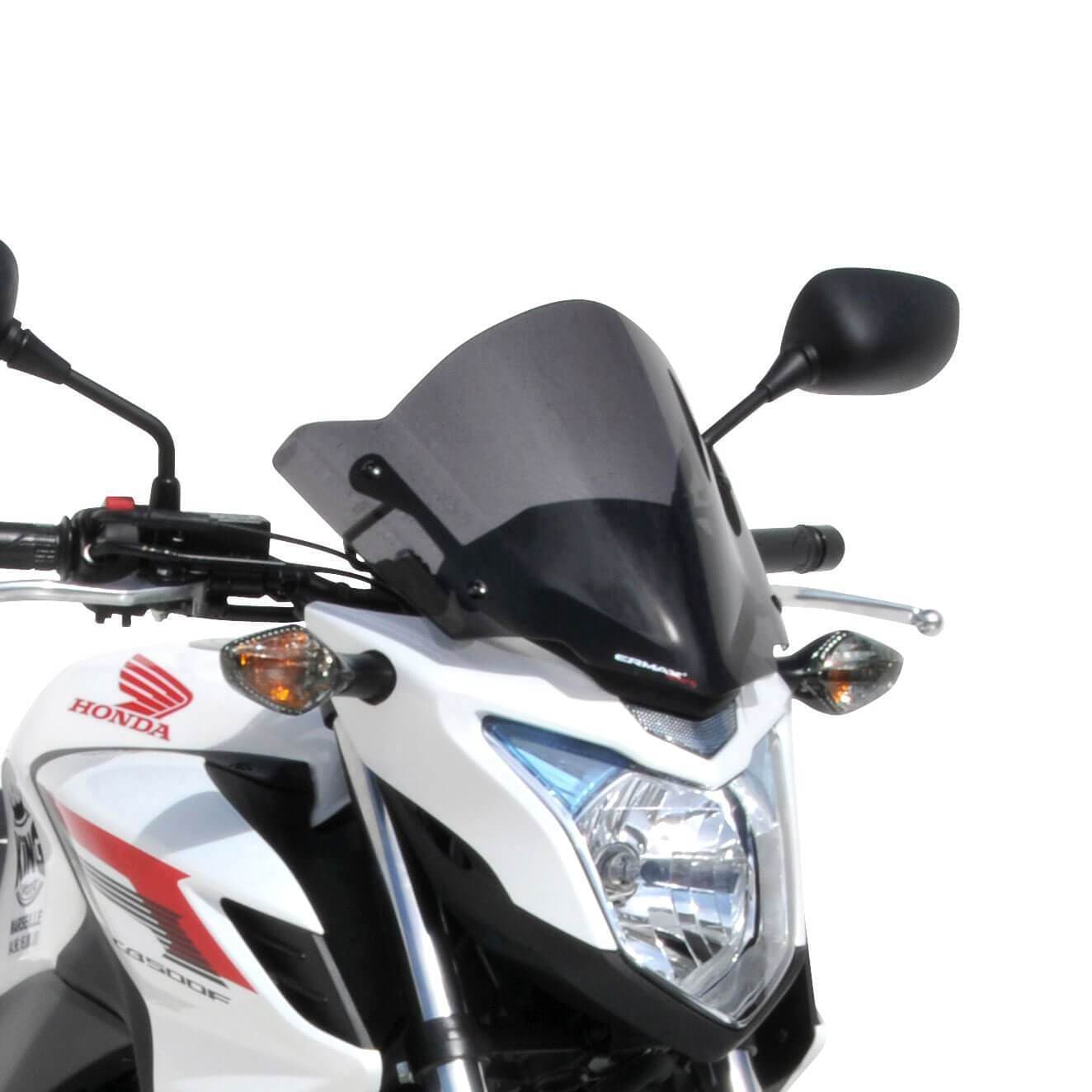 Ermax Sport Screen | Dark Smoke | Honda CB 500 F 2013>2015-E030103135-Screens-Pyramid Plastics