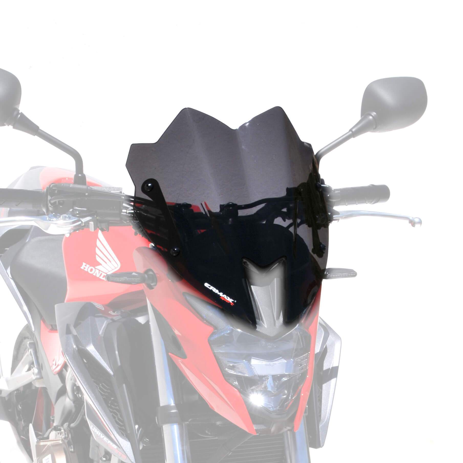 Ermax Sport Screen | Dark Smoke | Honda CB 500 F 2016>2018-E030103159-Screens-Pyramid Motorcycle Accessories