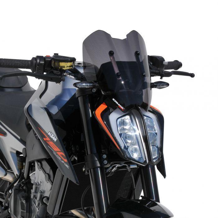 Ermax Sport Screen | Dark Smoke | KTM 890 Duke 2020>Current-E0354K12-03-Screens-Pyramid Motorcycle Accessories