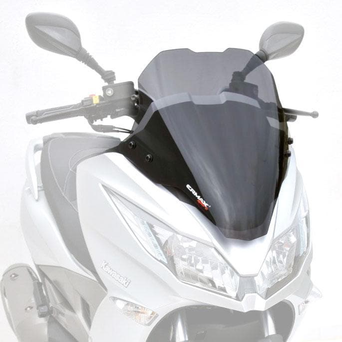 Ermax Sport Screen | Dark Smoke | Kawasaki J 300 2014>2016-Screens-Pyramid Motorcycle Accessories