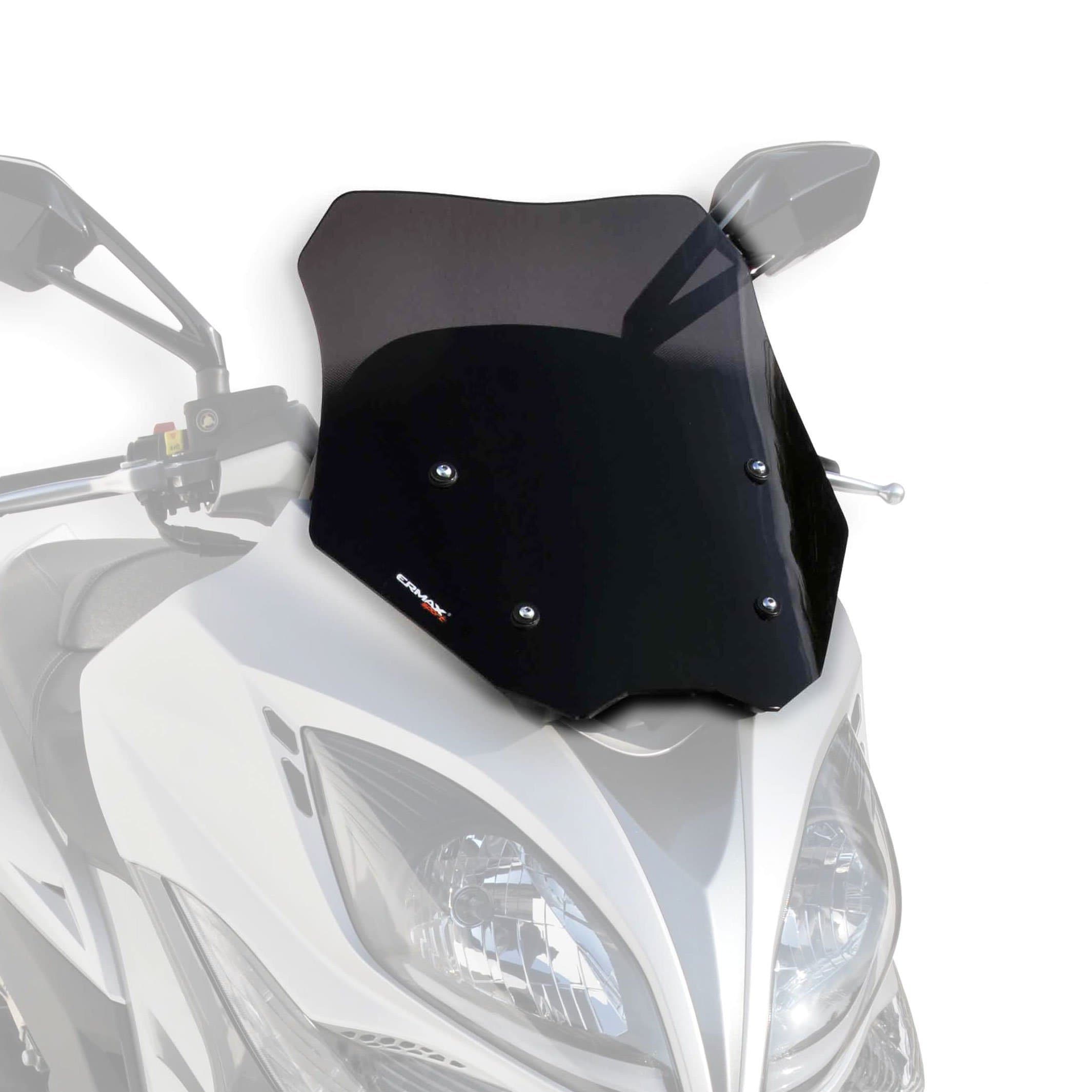 Ermax Sport Screen | Dark Smoke | Kymco Xciting 400i 2017>2018-Screens-Pyramid Motorcycle Accessories