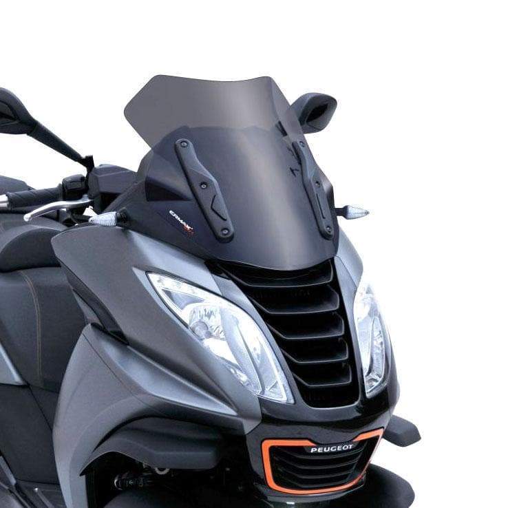 Ermax Sport Screen | Dark Smoke | Peugeot Metropolis 400i 2013>Current-E031103008-Screens-Pyramid Motorcycle Accessories
