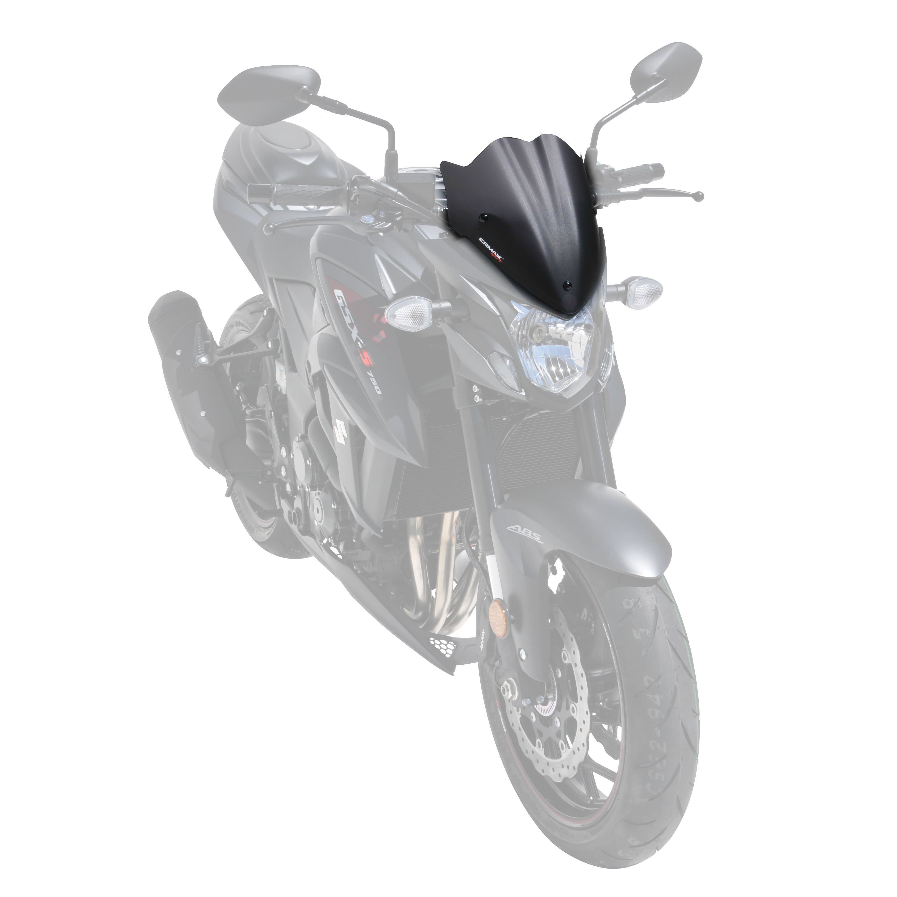 Ermax Sport Screen | Dark Smoke | Suzuki GSX-S 750 2017>2021-E0304S89-03-Screens-Pyramid Motorcycle Accessories