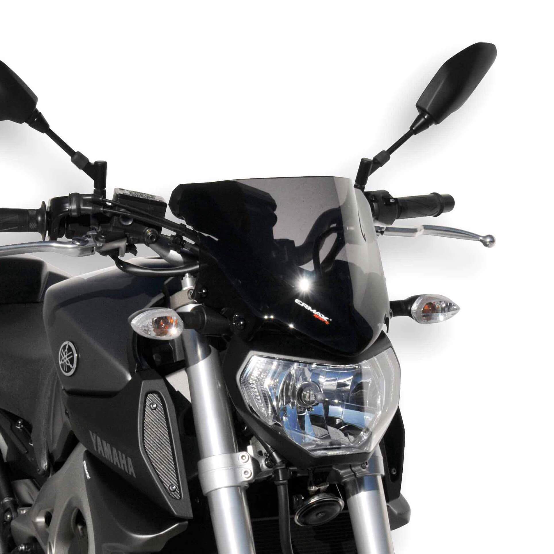 Ermax Sport Screen | Dark Smoke | Yamaha MT-09 2014>2016-E030203117-Screens-Pyramid Motorcycle Accessories