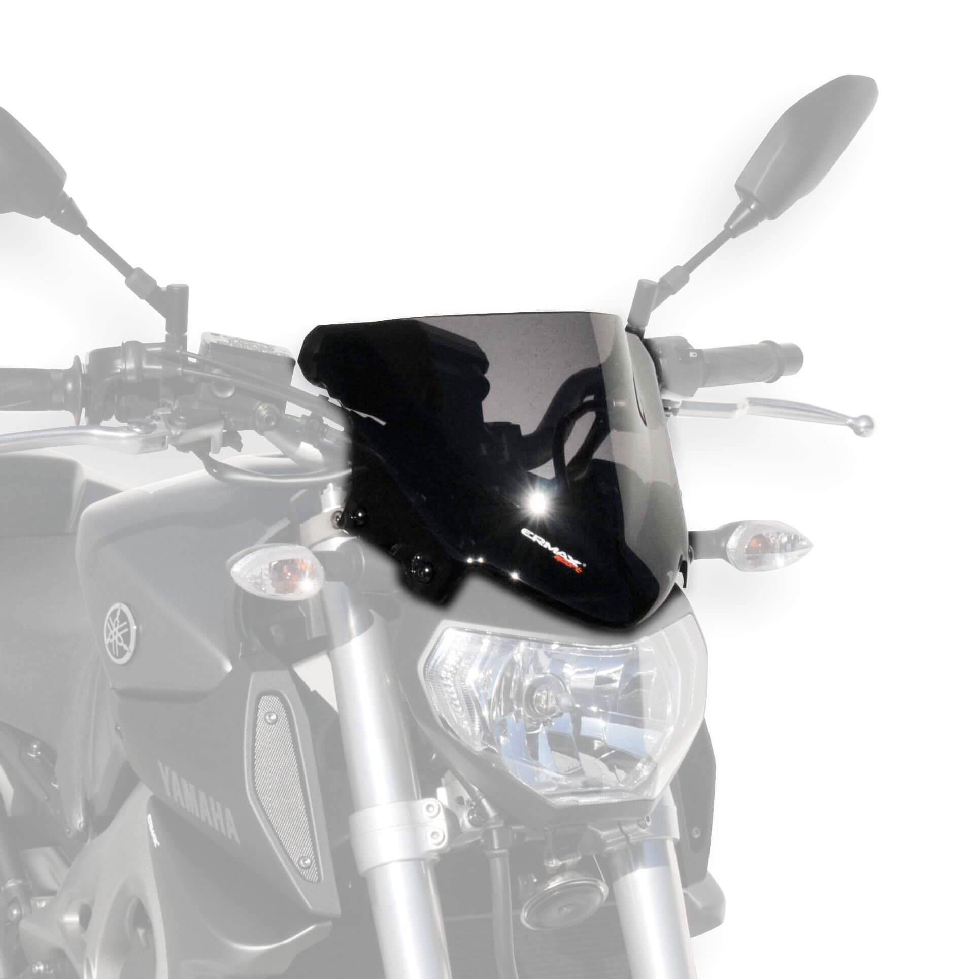 Ermax Sport Screen | Dark Smoke | Yamaha MT-09 2014>2016-E030203117-Screens-Pyramid Motorcycle Accessories