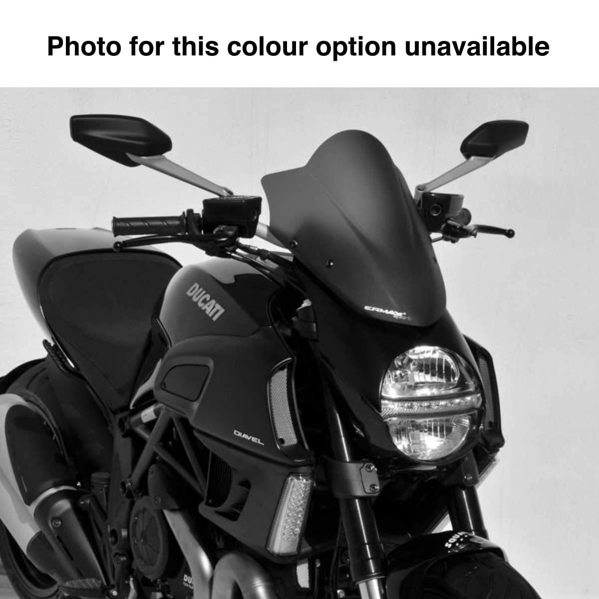 Ermax Sport Screen | Light Smoke | Ducati Diavel 2011>2013-E060754023-Screens-Pyramid Motorcycle Accessories