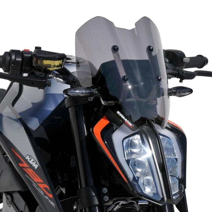Ermax Sport Screen | Light Smoke | KTM 790 Duke 2018>Current-E0354K06-54-Screens-Pyramid Motorcycle Accessories