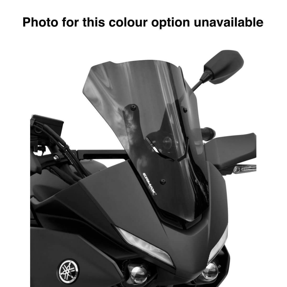 Ermax Sport Screen | Satin Black | Yamaha Tracer 700 2020>Current-E0302Y93-47-Screens-Pyramid Motorcycle Accessories