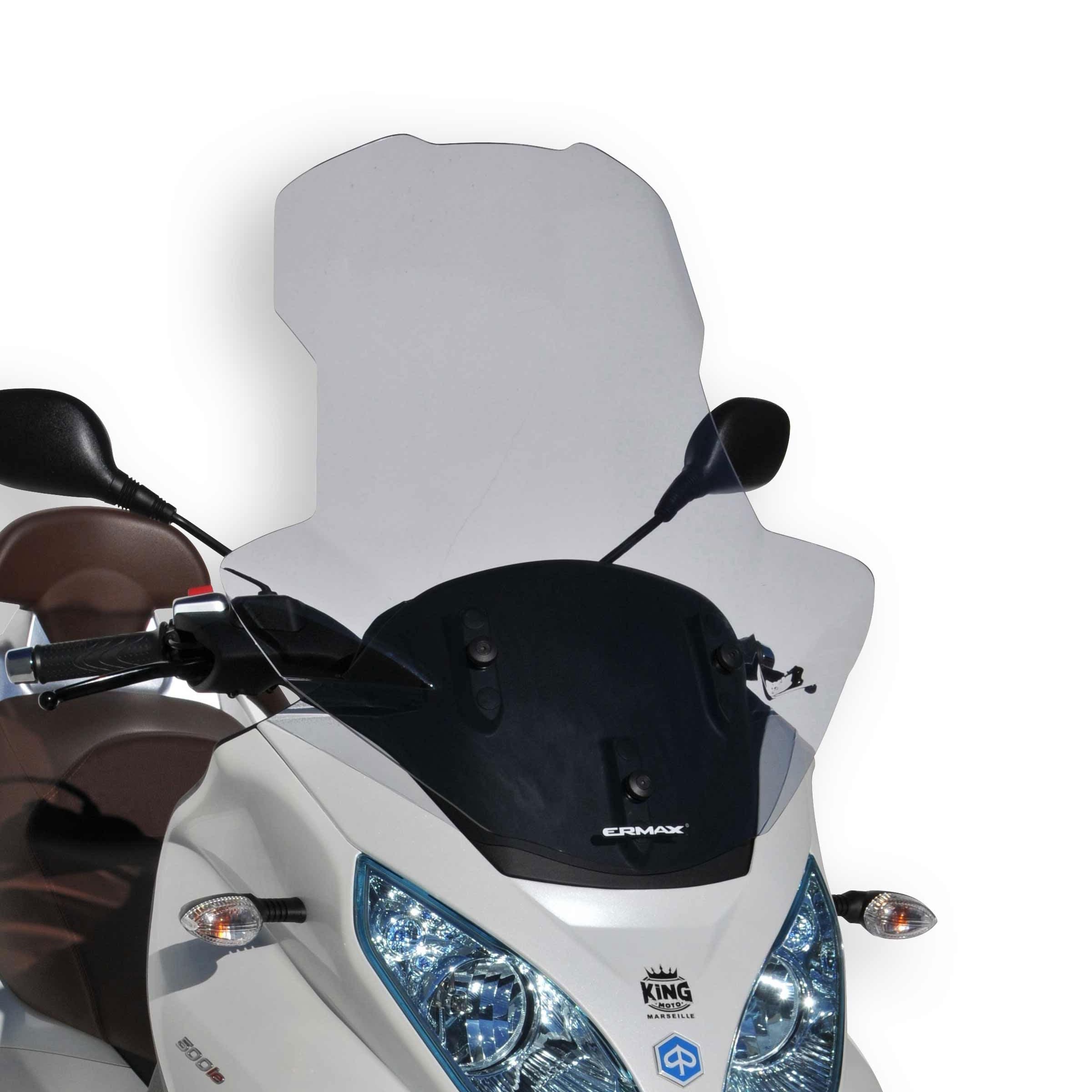 Ermax Touring Screen | Brown Smoke | Piaggio MP3 300ie 2011>2018-E015302P13-Screens-Pyramid Motorcycle Accessories