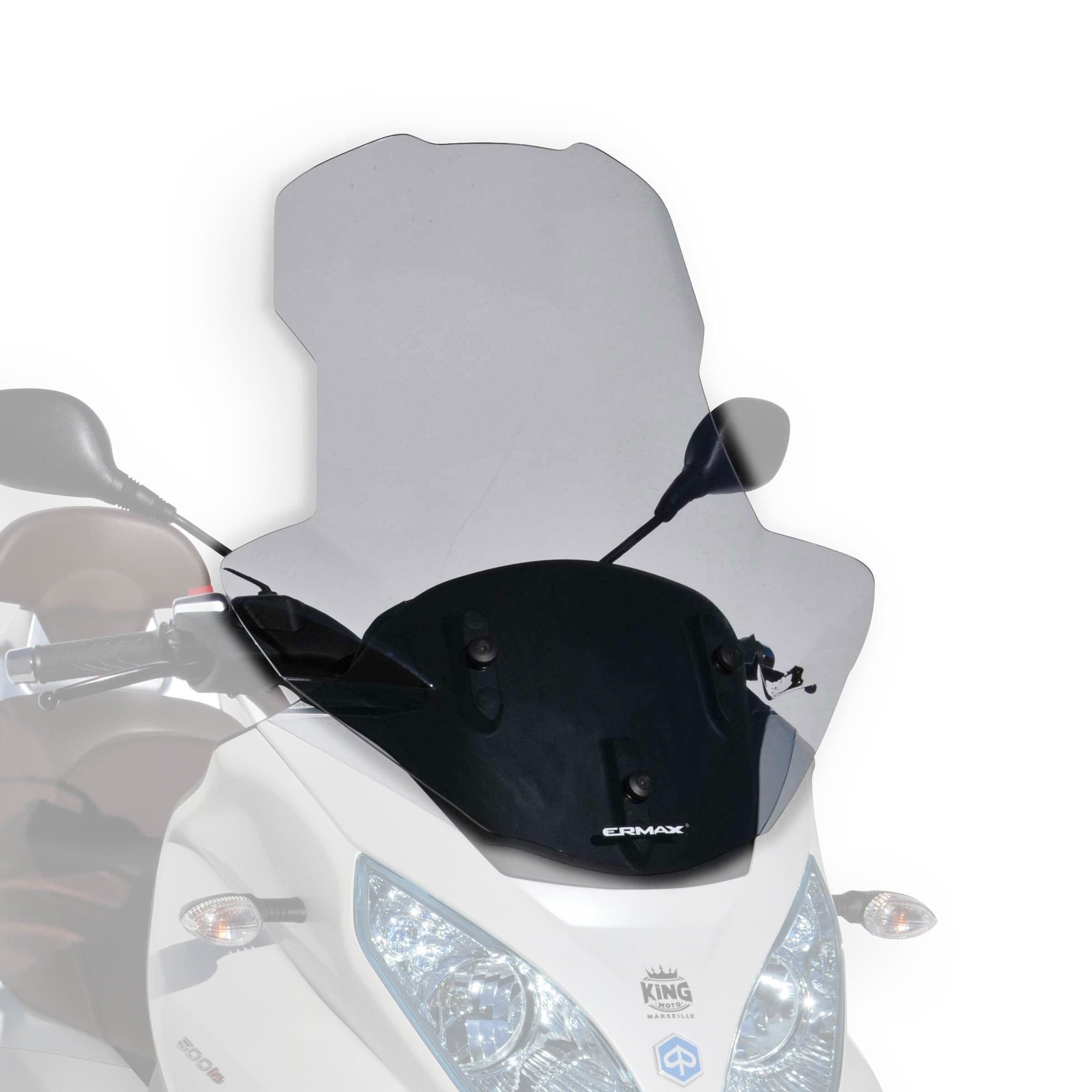 Ermax Touring Screen | Brown Smoke | Piaggio MP3 300ie 2011>2018-E015302P13-Screens-Pyramid Motorcycle Accessories