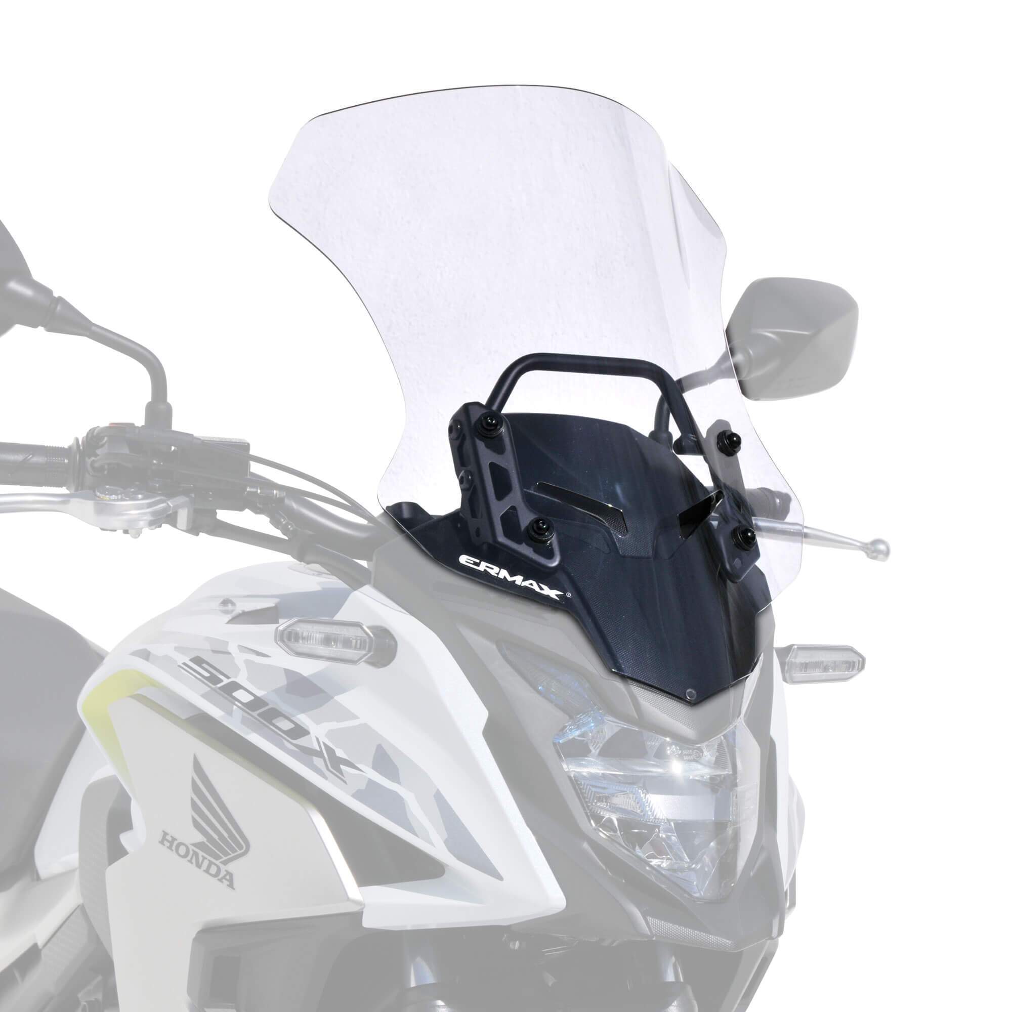 Ermax Touring Screen | Clear | Honda CB 500 X 2019>Current-ETO01T06-01-Screens-Pyramid Motorcycle Accessories