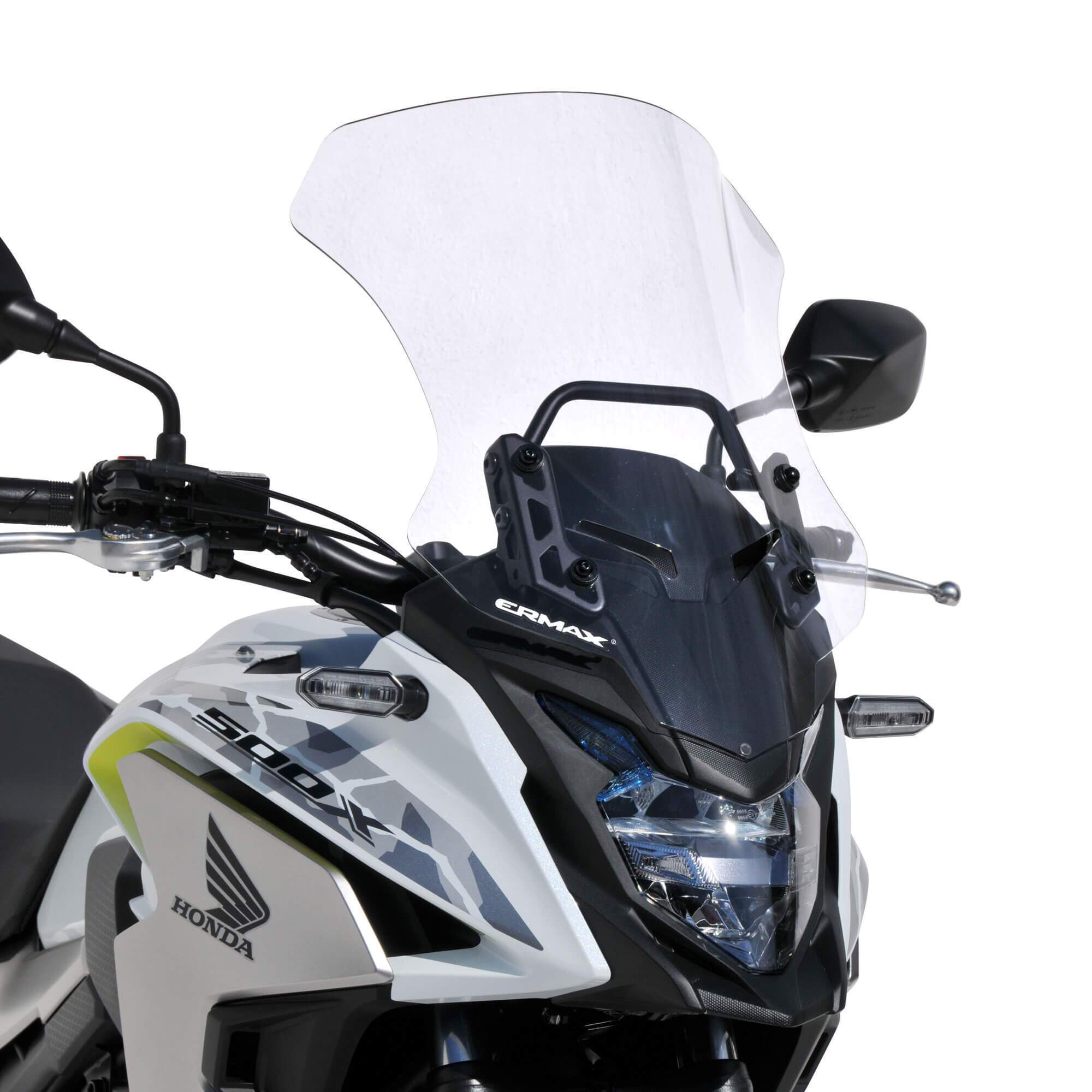 Ermax Touring Screen | Clear | Honda CB 500 X 2019>Current-ETO01T06-01-Screens-Pyramid Motorcycle Accessories