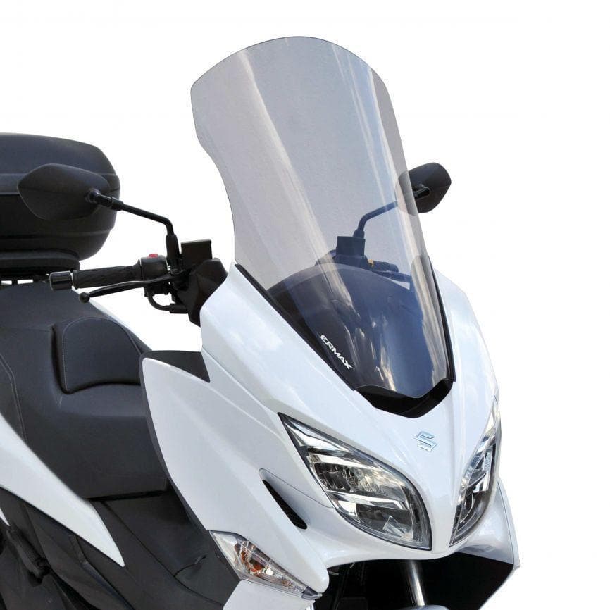 Ermax Touring Screen | Clear | Suzuki Burgman 400 2017>Current-E0104Y83-01-Screens-Pyramid Motorcycle Accessories