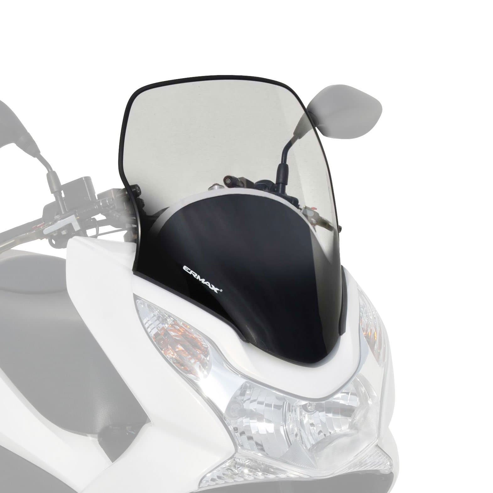 Ermax Touring Screen | Dark Smoke | Honda PCX 125 2010>2013-Screens-Pyramid Motorcycle Accessories