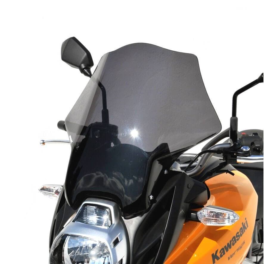 Ermax Touring Screen | Dark Smoke | Kawasaki Versys 650 2010>2014-Screens-Pyramid Motorcycle Accessories