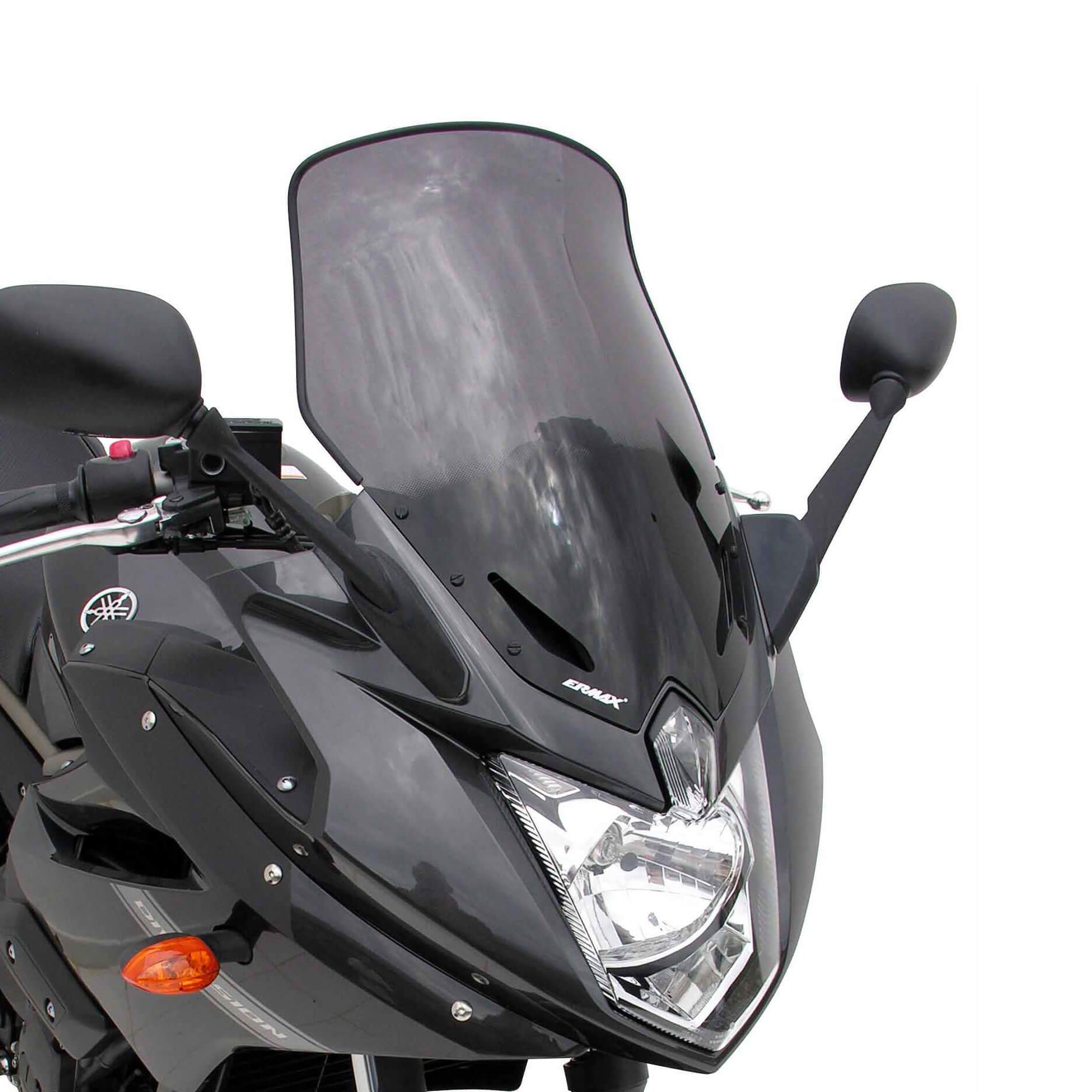 Ermax Touring Screen | Dark Smoke | Yamaha XJ6 Diversion 2009>2017-E010203051-Screens-Pyramid Motorcycle Accessories