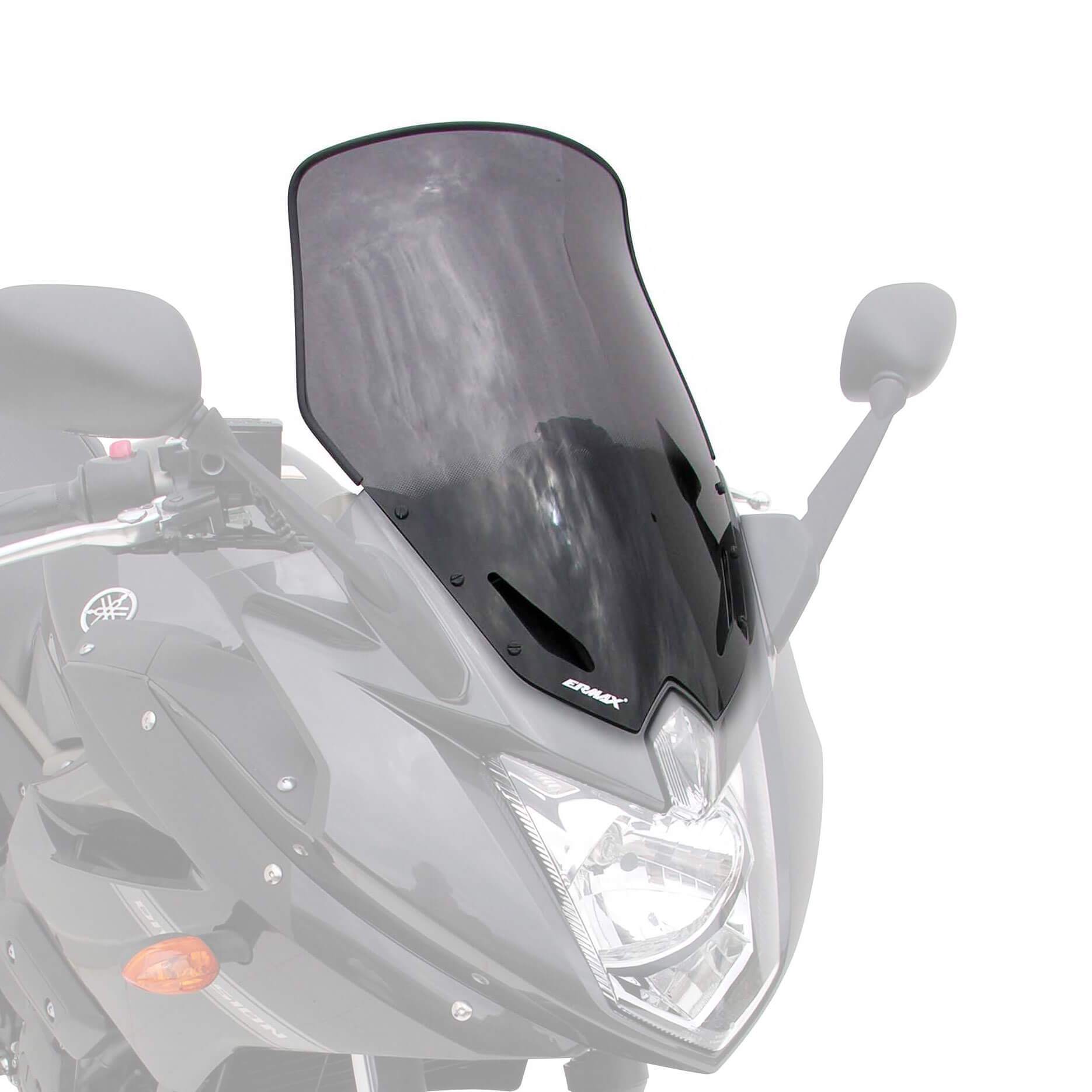Ermax Touring Screen | Dark Smoke | Yamaha XJ6 Diversion 2009>2017-E010203051-Screens-Pyramid Motorcycle Accessories