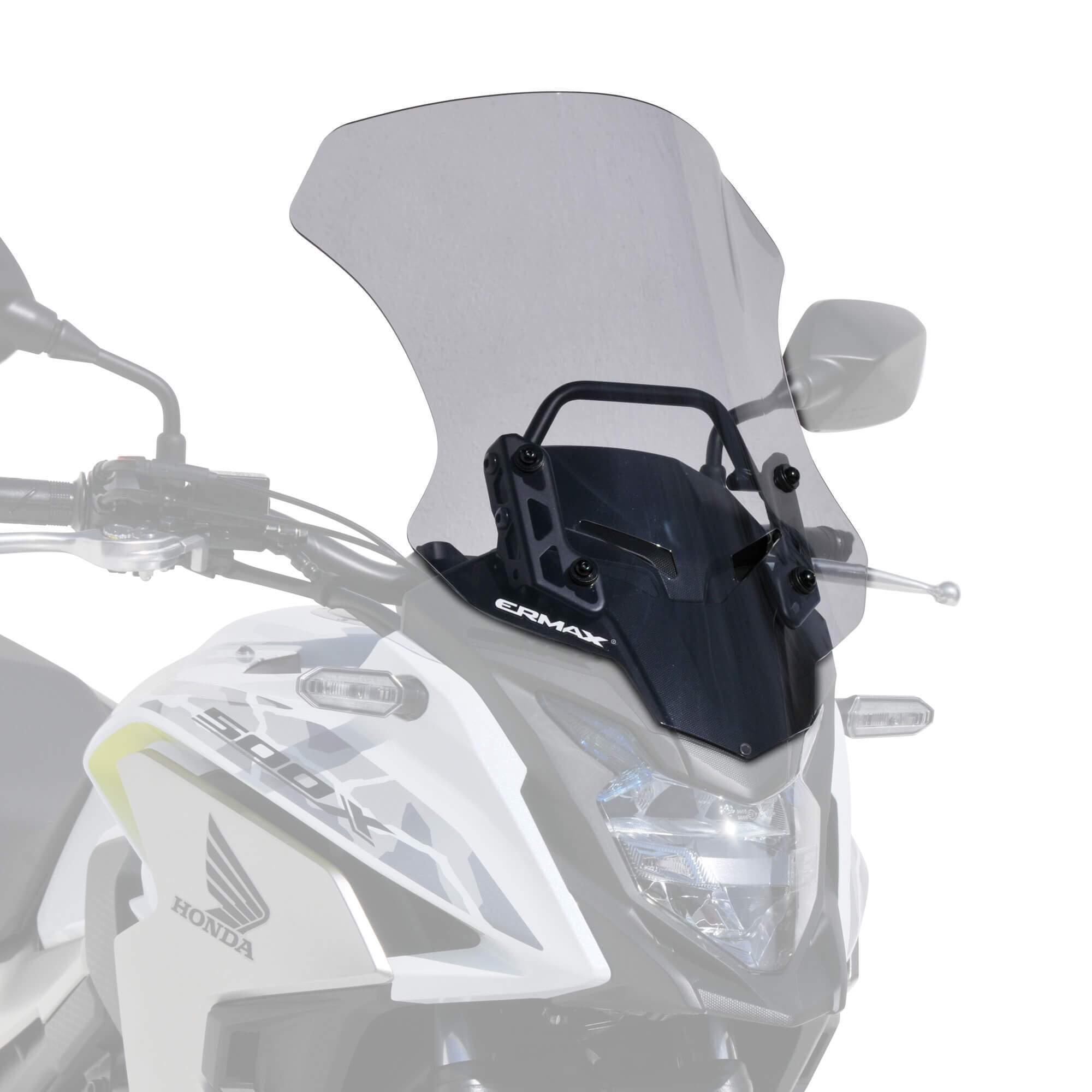 Ermax Touring Screen | Light Smoke | Honda CB 500 X 2019>Current-ETO01T06-54-Screens-Pyramid Plastics