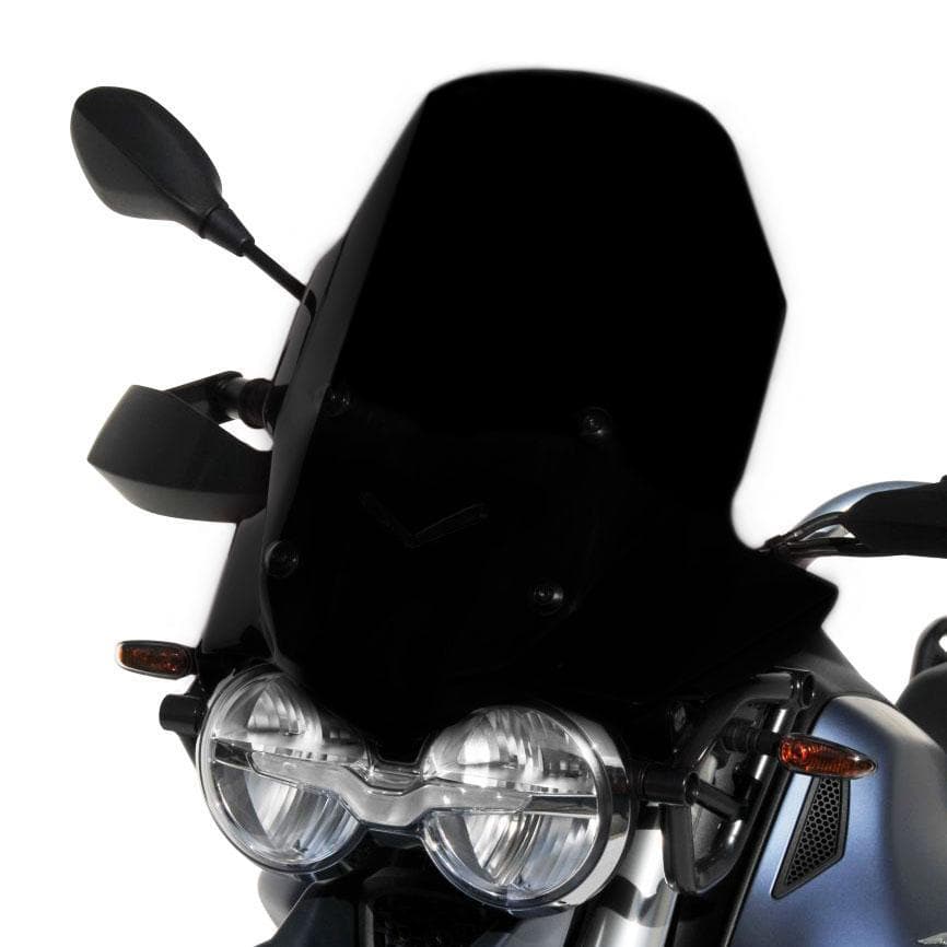 Ermax Touring Screen | Satin Black | Moto Guzzi V85 TT 2019>Current-E0126009-47-Screens-Pyramid Motorcycle Accessories