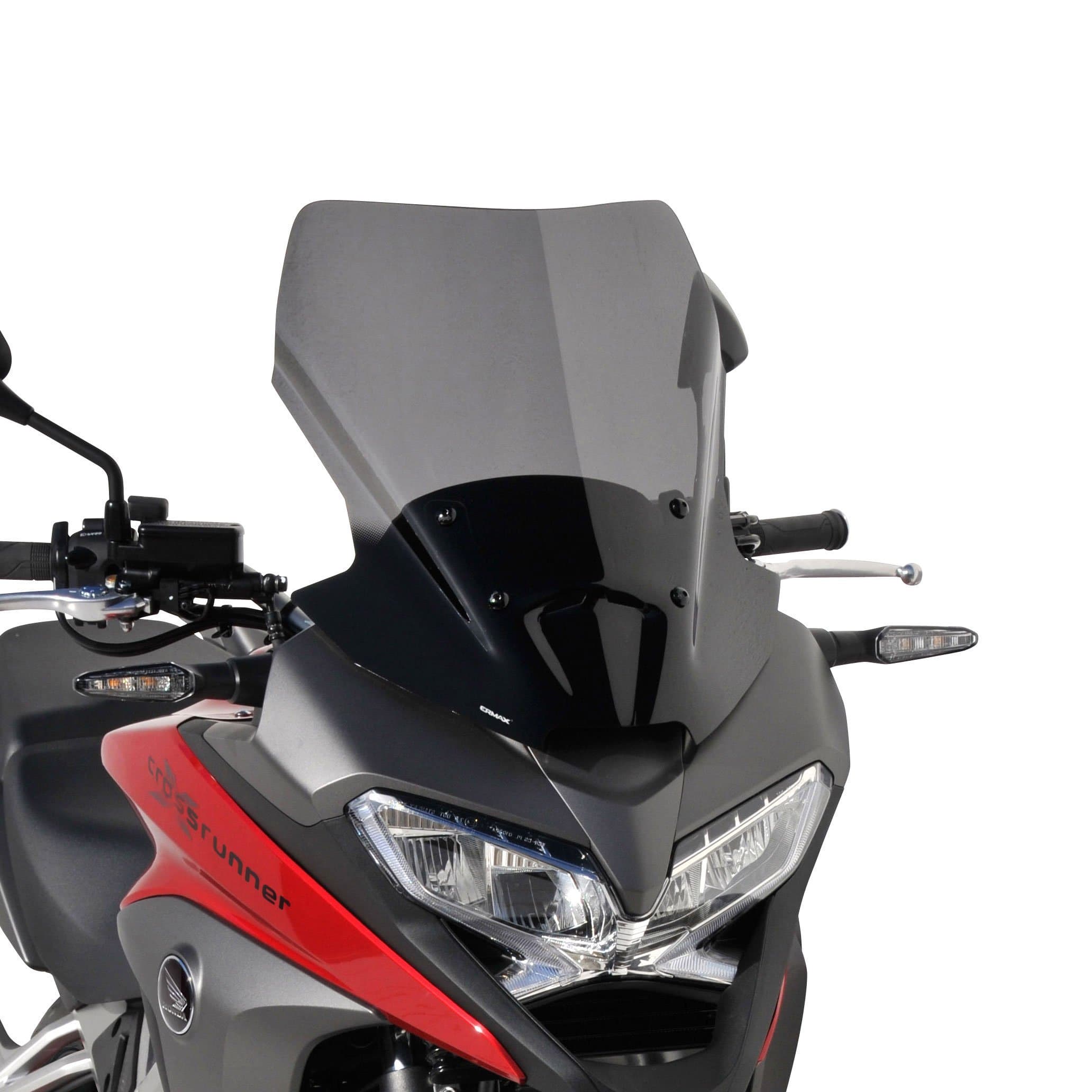 Ermax Touring Screen | Satin Black (Opaque) | Honda VFR 800 X Crossrunner 2015>2016-Screens-Pyramid Motorcycle Accessories