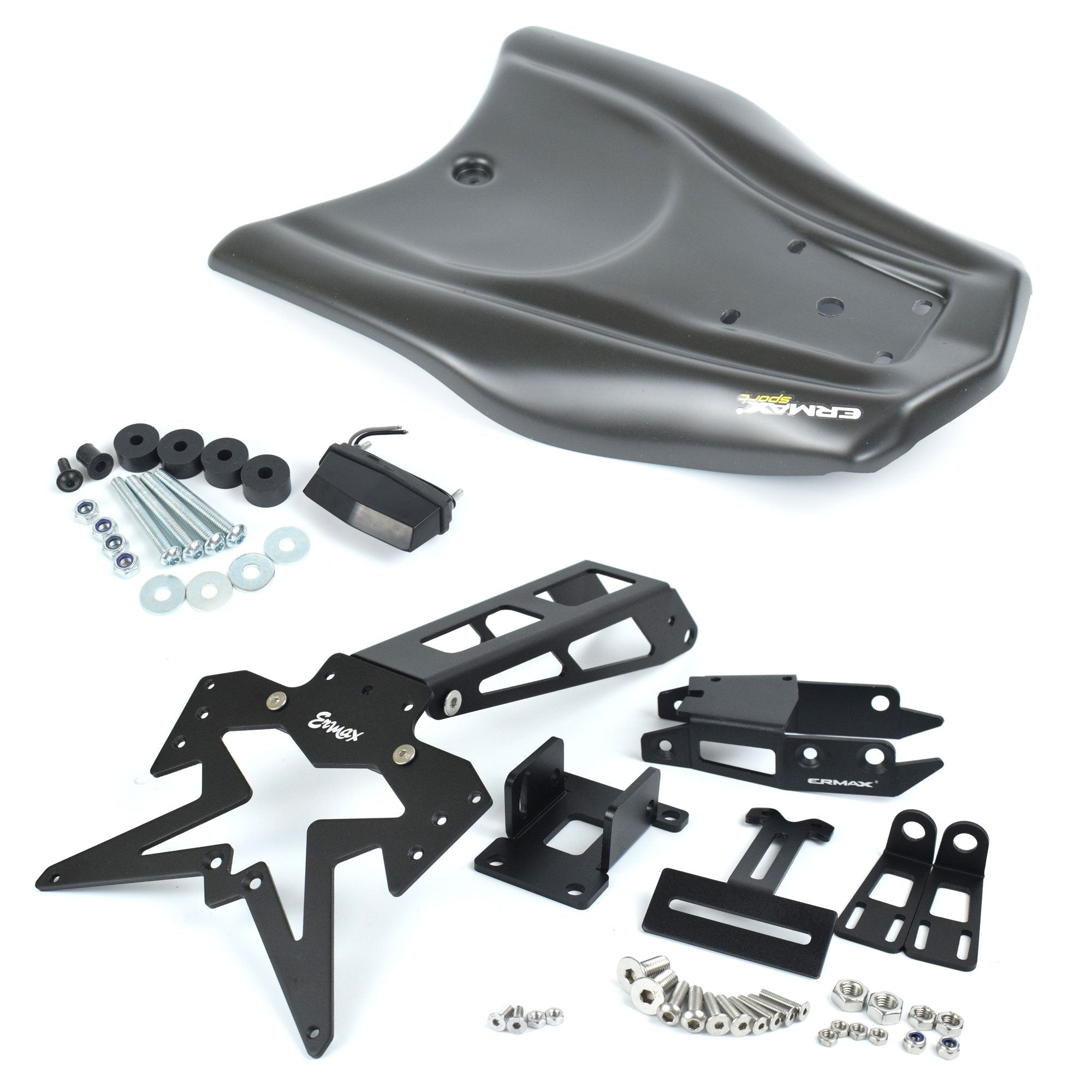 Ermax Undertray | Matte Black | Kawasaki Z 900 2020>Current-E7703S77-BL-Undertrays-Pyramid Motorcycle Accessories