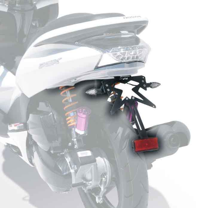 Ermax Undertray | Metallic Black (Asteroid Black) | Honda PCX 125 2010>2013-Undertrays-Pyramid Motorcycle Accessories