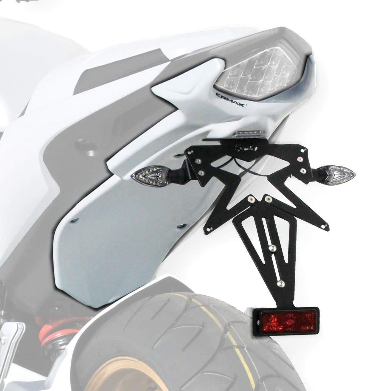 Ermax Undertray | Metallic Black (Diablo Black) | Honda CB 600 F Hornet 2011>2011-E770168098-Undertrays-Pyramid Motorcycle Accessories