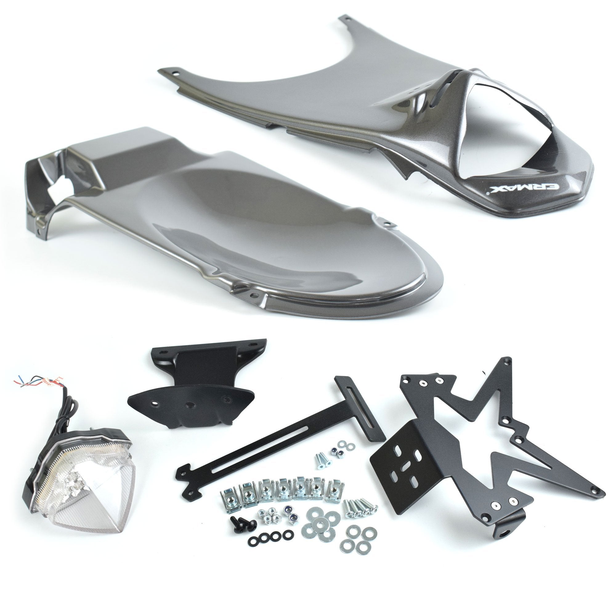 Ermax Undertray | Metallic Green (Seal Silver Metallic) | Honda NC 700 S 2012>2013-E770127128-Undertrays-Pyramid Motorcycle Accessories