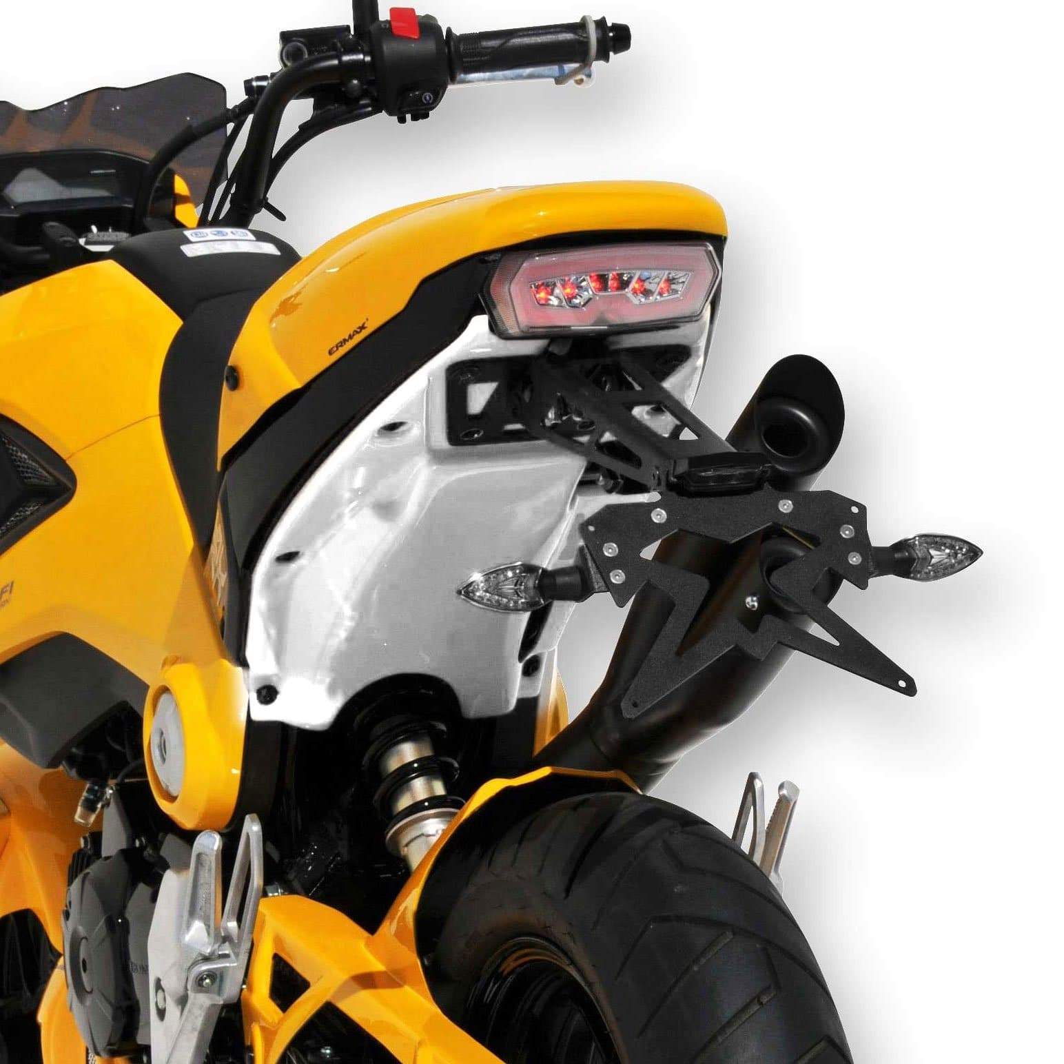 Ermax Undertray | Metallic White (Pearl Himalaya White) | Honda MSX 125 2013>2016-Undertrays-Pyramid Motorcycle Accessories