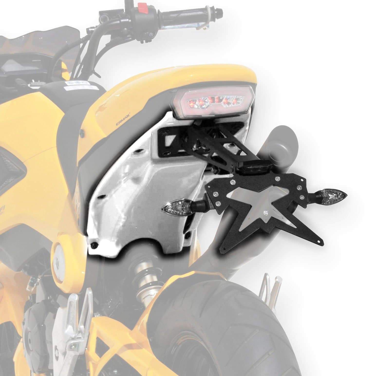 Ermax Undertray | Metallic White (Pearl Himalaya White) | Honda MSX 125 2013>2016-Undertrays-Pyramid Motorcycle Accessories