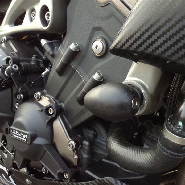 GBRacing Bullet Frame Slider Set - Street | Yamaha MT-09 2014>2020-FS-MT09-2014-S-Crash Protection-Pyramid Motorcycle Accessories